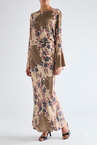 Jupe longue - Beige