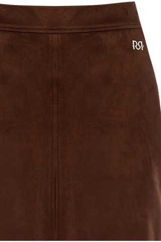 Jupe midi - Marron