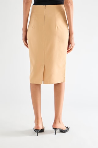 Jupe midi - Beige