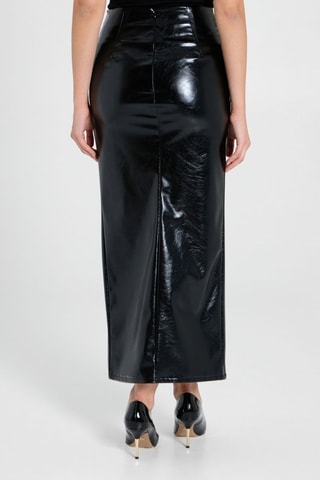 Jupe longue taille haute - Noir