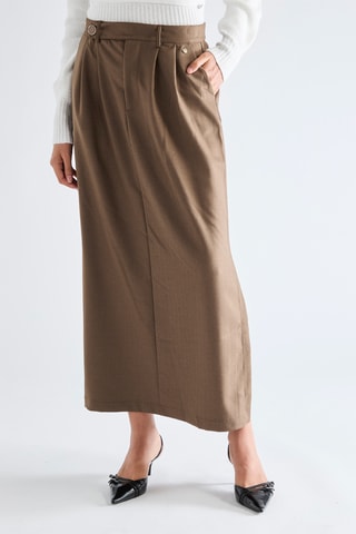 Jupe longue - Marron