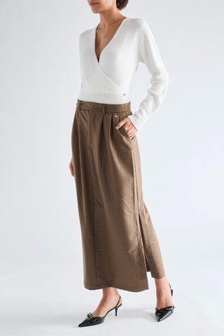 Jupe longue - Marron