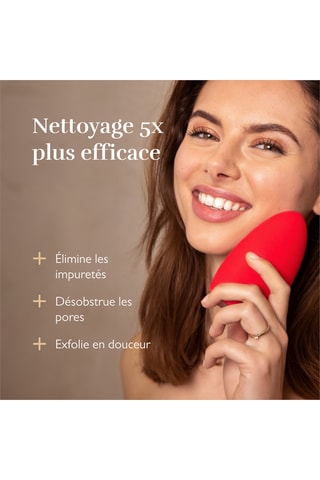 Escova de limpeza em silicone - Brigh - Rosto