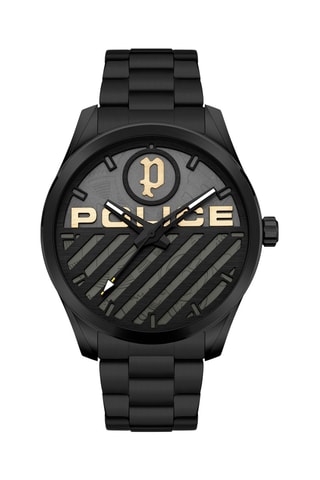 Metalen Quartz Horloge Grille - Zwart