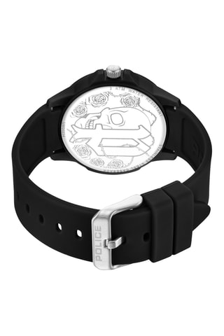Silicone Quartz Horloge Sketch -  Zwart
