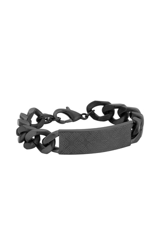 Schakelarmband van ion doublé zwart Kallio