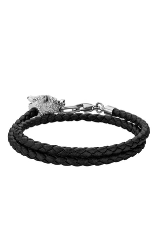 Leren Armband Dubbele Rij Savage Animalia 