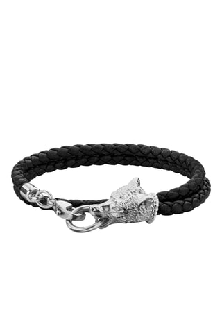 Leren Armband Dubbele Rij Savage Animalia 