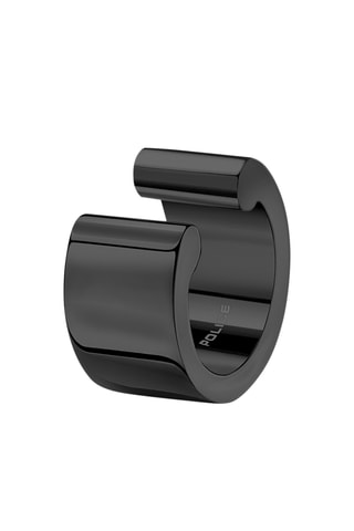 Earcuff van ion doublé zwart - Crescent