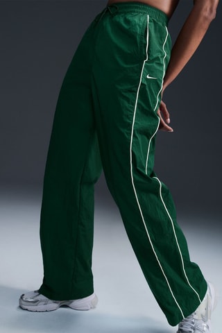 Pantalon taille haute - Vert émeraude
