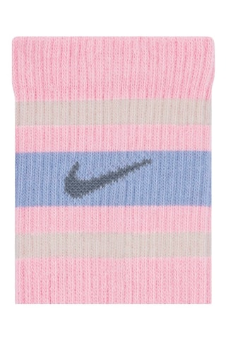 6 paires de chaussettes Everyday Plus - Rose, ciel et vert - Nike