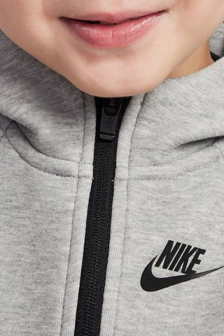 Sweat à capuche et pantalon polaire - Gris clair chiné