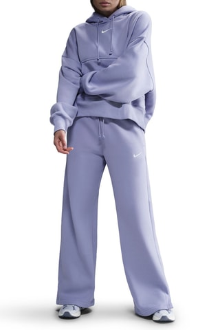 Pantalon polaire taille haute - Violet - Nike