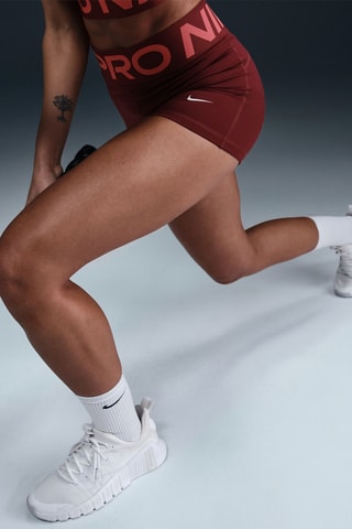 Short taille haute - Rouge foncé - Nike
