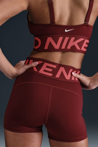 Short taille haute - Rouge foncé - Nike
