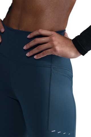 Legging de running 7/8 taille haute - Bleu pétrole - Nike