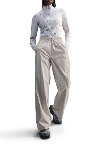 Pantalon taille haute - Ecru - Nike