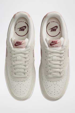 Nike Court Vision Low en cuir - Beige - Nike