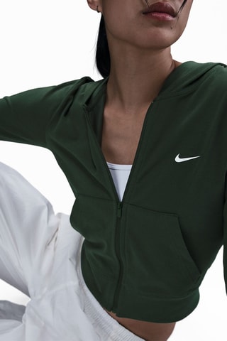 Sweat court à capuche - Vert - Nike