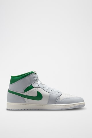 Air Jordan 1 Mid en cuir - Blanc - Jordan
