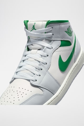 Air Jordan 1 Mid en cuir - Blanc - Jordan