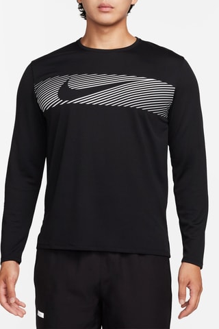 T-shirt de running Miler Flash - Noir - Nike
