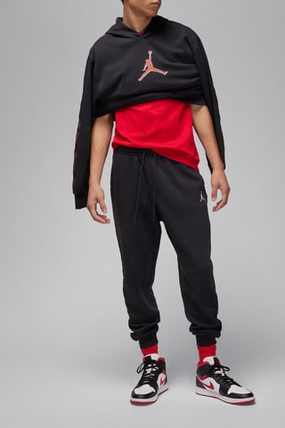 Pantalon polaire - Noir et rouge - Jordan