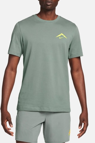 T-shirt de running - Kaki - Nike