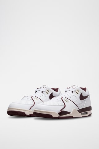 Air Flight '89 Low en cuir - Blanc - Nike