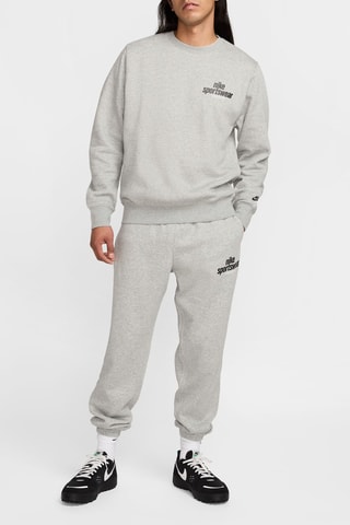 Pantalon polaire - Gris chiné - Nike