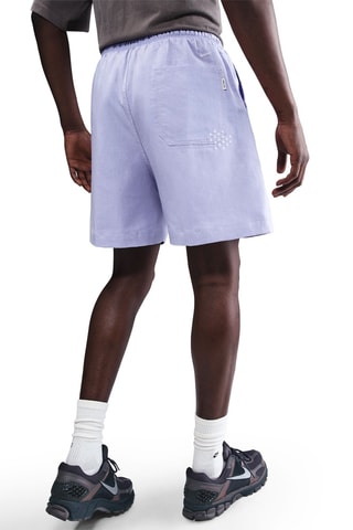 Short oversize en lin - Mauve - Nike