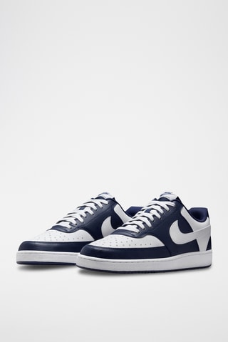 Nike Court Vision Low en cuir - Bleu marine - Nike