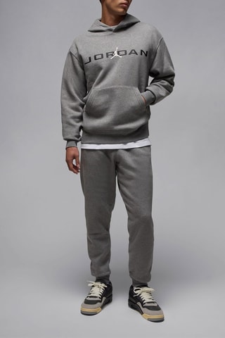 Sweat polaire à capuche - Gris clair et noir - Jordan