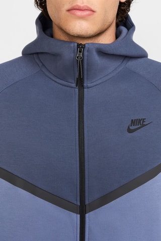 Sweat polaire à capuche - Bleu - Nike