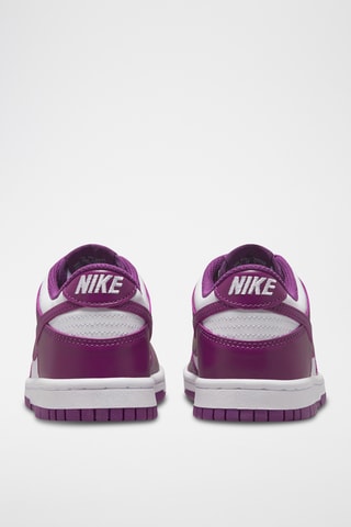 Nike Dunk Low en cuir - Blanc et violet - Nike