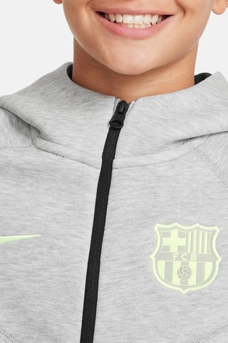 Sweat polaire de football FC Barcelone - Gris - Nike
