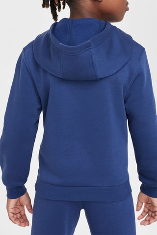 Sweat polaire à capuche - Bleu - Nike