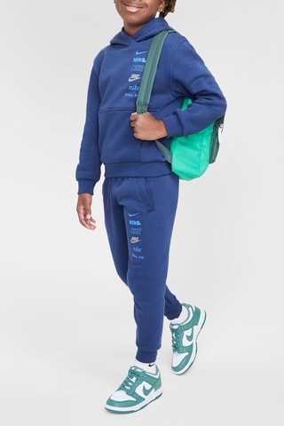 Sweat polaire à capuche - Bleu - Nike