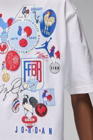 T-shirt de basketball Fédération Française de Basketball - Blanc