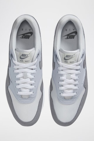 Nike Air Max 1 en cuir - Blanc et gris clair