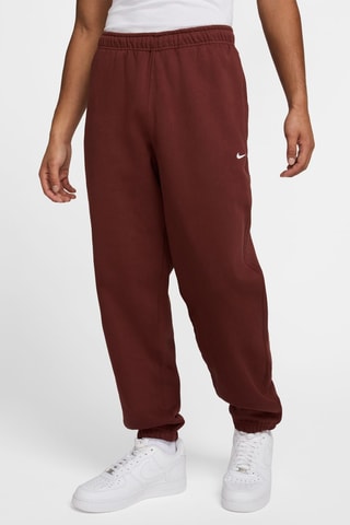Pantalon regular polaire Solo Swoosh - Marron - Nike