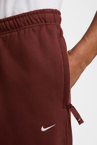 Pantalon regular polaire Solo Swoosh - Marron - Nike