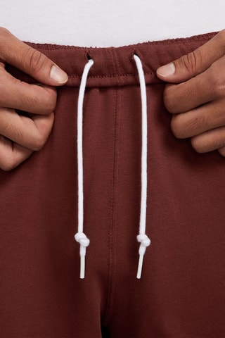 Pantalon regular polaire Solo Swoosh - Marron - Nike