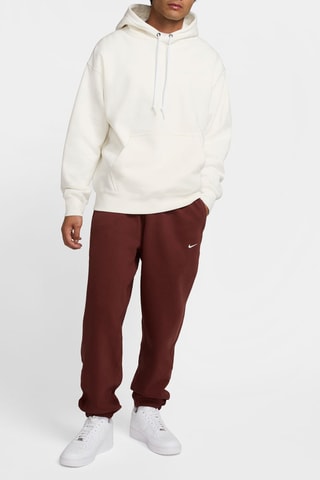 Pantalon regular polaire Solo Swoosh - Marron - Nike