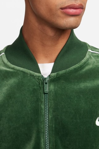 Veste de survêtement en velours - Vert foncé - Nike