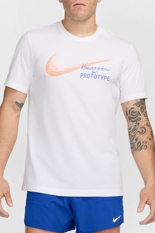 T-shirt de running - Blanc - Nike