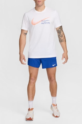 T-shirt de running - Blanc - Nike