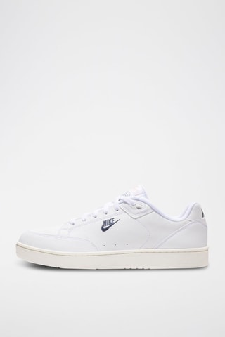 Nike Grandstand II en cuir - Blanc