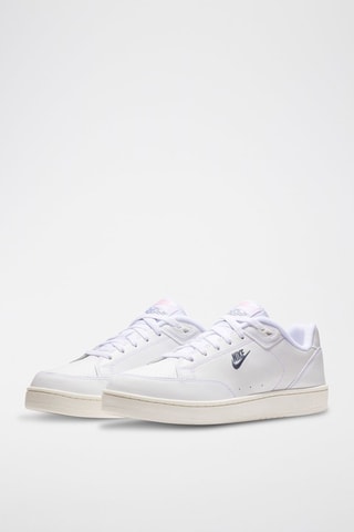 Nike Grandstand II en cuir - Blanc