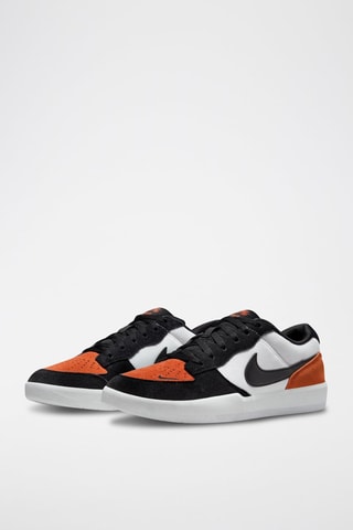 Nike SB Force 58 en nubuck - Blanc